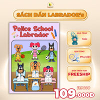 Đồ chơi bóc dán Cảnh sát trưởng Labrador - POLICE SCHOOL LABRADOR  - Đồ chơi bằng giấy thủ công