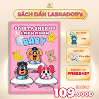 Đồ chơi bóc dán Cảnh sát trưởng Labrador - SAFETY SHERIFF LABRADOR BABY - Đồ chơi giấy thông minh