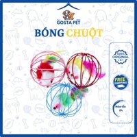 Đồ Chơi Bóng Chuột Trong Lồng Sắt Giải Trí Vui Nhộn Cho Mèo Thư Giãn – Gosta Pet