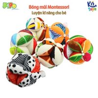 Đồ Chơi Bóng Múi Vải Montessori Luyện Vận Động Chân và Đa Giác Quan Cho Bé Sơ Sinh - PiPo Vietnam