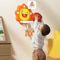 Đồ chơi bóng rổ cho bé có tích điểm tự động, bóng rổ treo tường KIDS 123 00122