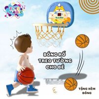 Đồ Chơi Bóng Rổ Treo Tường Gấu Thỏ Có Bảng Tính Điểm Tự Động - Đồ Chơi Thông Minh Giúp Phát Triển Chiều Cao Dành Cho Bé