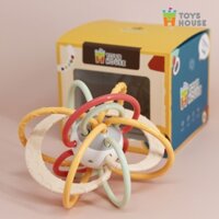 Đồ chơi bóng vòng nhựa mềm kết hợp gặm nướu Toyshouse Manhattan