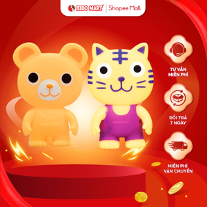 Đồ chơi bóp chíp Toyroyal hình gấu con 2084