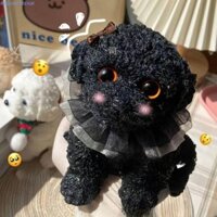 Đồ chơi bóp chó mô phỏng RADIANTBEAM, Đồ chơi bóp búp bê chó lớn phục hồi chậm đầy màu sắc, Động vật mới lạ Mini Soft Dog Fidget Đồ chơi văn phòng