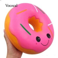 Đồ chơi bóp Squishy kiêm móc khóa hình bánh donut dễ thương-MS28