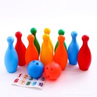 Đồ Chơi Bowling Kid  Giúp Bé Vận Động Trong Nhà Chính Hãng Sato