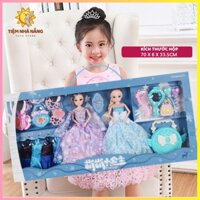 Đồ chơi búp bê Barbie công chúa Elsa cho bé gái hộp quà tặng cho bé - Tiệm Nhà Nắng