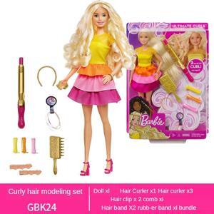 Đồ chơi Búp bê barbie - tạo mẫu tóc sành điệu barbie GBK24