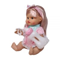 Đồ chơi búp bê bé gái bình sữa Bonnie (chất liệu nhựa PE an toàn)