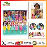 Đồ chơi búp bê, bộ 6 búp bê Disney đáng yêu cho bé