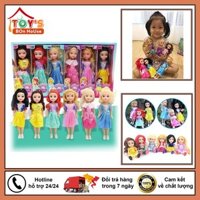 Đồ Chơi Búp Bê, Bộ 6 Búp Bê Disney Dáng Yêu Cho Bé, Món Quà Ý Nghĩa Mẹ Tặng