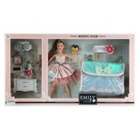 Đồ chơi - Búp bê Emily Rising Star, Búp bê dễ thương cao cấp cho bé QJ096 / HP1139452 - EMILY