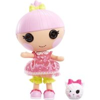 Đồ chơi búp bê Lalaloopsy Littles Doll- Trinket Sparkles and Pet Yarn Ball Kitten, 7" Princess Doll