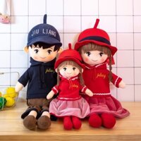 Đồ chơi búp bê nhồi bông dễ thương cho cặp đôi, bé trai và bé gái, búp bê công chúa, đồ chơi thoải mái cho giường cưới, quà sinh nhật NMAB