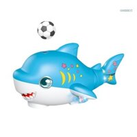 Đồ chơi cá mập xoay điện GOO có âm thanh nhẹ cho trẻ tập bò giáo dục