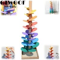Đồ chơi cảm giác cho bé QTWOOF, Cánh hoa nối Đồ chơi thả bóng Montessori, Quà tặng Đồ chơi giáo dục bằng gỗ Tập thể dục Tầm nhìn Khối xây dựng Đồ chơi cho trẻ em