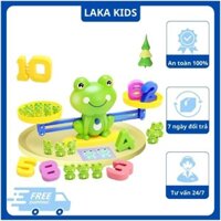 Đồ chơi cân ếch thăng bằng Laka kids giáo dục toán học