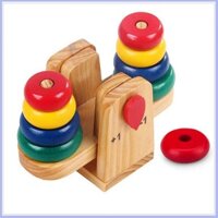 Đồ chơi Cân toán học bằng gỗ cho bé 1 đến 5 tuổi