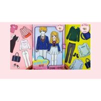 ĐỒ CHƠI CẮT DÁN BÚP BÊ THAY ĐỒ NHÂN VẬT AQUA&RUBY