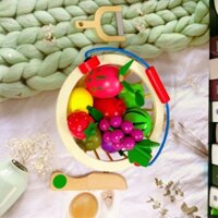 Đồ Chơi Cắt Trái Cây Bằng Gỗ