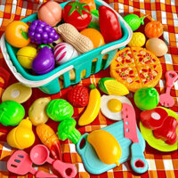 Đồ chơi cắt trái cây trẻ em 8 mô phỏng cắt rau cho trẻ em 7 Bộ rau củ quả 3-6 bé gái nhà bếp