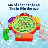 Đồ chơi, Câu cá có nhạc CC001 bằng nhựa, cho trẻ em, có dùng pin.Bộ dụng cụ câu cá Spinner Đồ chơi tương tác cho cha mẹ