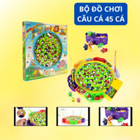 Đồ chơi câu cá đa sắc màu gồm 45 cá cực đáng yêu cho bé vui chơi cùng bạn bè