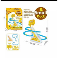 Đồ chơi cầu trượt vịt leo thang 9 con có đèn nhạc kèm pin