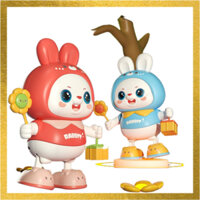 Đồ chơi chạy pin Thỏ nhảy múa, biết hát và nhảy vui nhộn, dễ thương