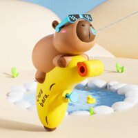 Đồ chơi chiến đấu nước ngoài trời, đồ chơi súng nước capybara mùa hè mới, đồ chơi phun nước kiểu nhấn trên bãi biển