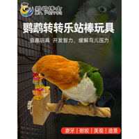 Đồ chơi chim con vẹt nhai xoay cho chim nhỏ và vừa, giải trí nhai vui vẻ, giảm bớt sự nhàm chán, phát triển trí thông minh, giải trí chống cắn bằng lông vũ