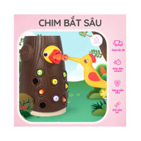 Đồ chơi chim gõ kiến bắt sâu - Giúp bé thông minh phát triển trí tuệ
