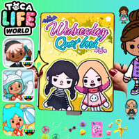 đồ chơi cho bé gái cô tiên xanh Ngôi nhà của bé  Wednesday And Enid In Quiet Book