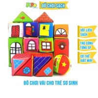 Đồ chơi cho bé PiPoVietnam - Đồ chơi xếp hình vận động phát triển tư duy - Bộ Khối hình Diệu Kì PiPo