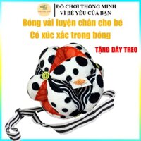 Đồ chơi cho bé sơ sinh – Bóng múi Montessori luyện chân cho bé sơ sinh treo kệ chữ A, treo nôi