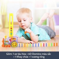 Đồ Chơi Cho Bé Tàu Domino Xếp Hình Chuyển Động