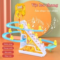 đồ chơi cho bé vịt leo cầu thang giúp bé phân biệt màu sắc, phát triển trí thông minh sáng tạo