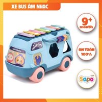 Đồ chơi cho bé,ô tô xe bus đồ chơi đa chức năng giúp bé tăng khả năng vận động