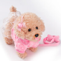 Đồ Chơi Chó Bông Biết Hát Biết Đi, Chó Bông Tiểu Thư, Đồ Chơi Bé Gái - Đồ Chơi VIVI BABY