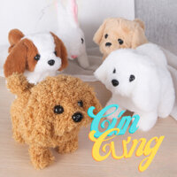 Đồ Chơi Chó Bông Mô Phỏng Thú Cưng Cún Cưng Biết Đi Biết Vẫy Đuôi Biết Phát Ra Âm Thanh Đồ Chơi Thú Cưng Cho Bé