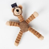 Đồ chơi chó búp bê chân dài thú cưng Dingdongpet, gấu, 1 cái