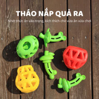 Đồ chơi cho chó FOFOS, Đồ chơi rớt thức ăn hình trái cây, Chăm sóc răng miệng, Chống nghiến răng hương vị thơm ngon