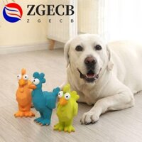 Đồ chơi cho chó kêu ZGECB, Mô phỏng Gà la hét cao su chống nhai, Sáng tạo Dễ dàng làm sạch Tương tác bền bỉ Thú cưng Bóp đồ chơi âm thanh Ngựa