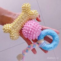 Đồ chơi cho chó, que nhai bền, bóng cao su nhai cho chó, chó nhỏ vừa, chó Teddy, chó Pomeranian, giảm bớt sự nhàm chán cho thú cưng