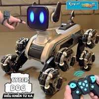 Đồ Chơi Chó Robot CyberDog Điều Khiển Từ Xa Tay Cầm Cảm Biển Di Chuyển Vượt Mọi Địa Hình Có Nhạc,Đèn Led Đổi Màu Mắt