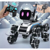 Đồ Chơi Chó Robot Thông Minh, 8 Bánh Xe Linh Hoạt Có Thể Di Chuyển Trên Nhiều Địa Hình