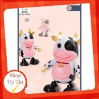 Đồ Chơi Chú BÒ SỮA - TRÂU VÀNG Điện Tử Nhảy Múa Có Đèn Và Nhạc siêu CUTE Cho Bé tăng khả năng vận động💖🎁