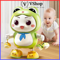 Đồ Chơi Chú Ếch Xanh Phát Nhạc Có Đèn Vui Nhộn Cho Bé