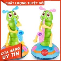 ĐỒ CHƠI CHÚ SÂU THỔI KÈN PHÁT SÁNG VÀ NHẢY MÚA THEO NHẠC
